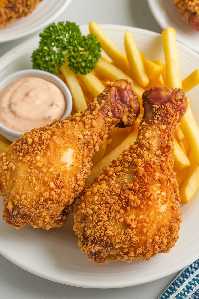 Crunchy Crumbed Chicken Drumsticks Recipe: Crispy Perfection