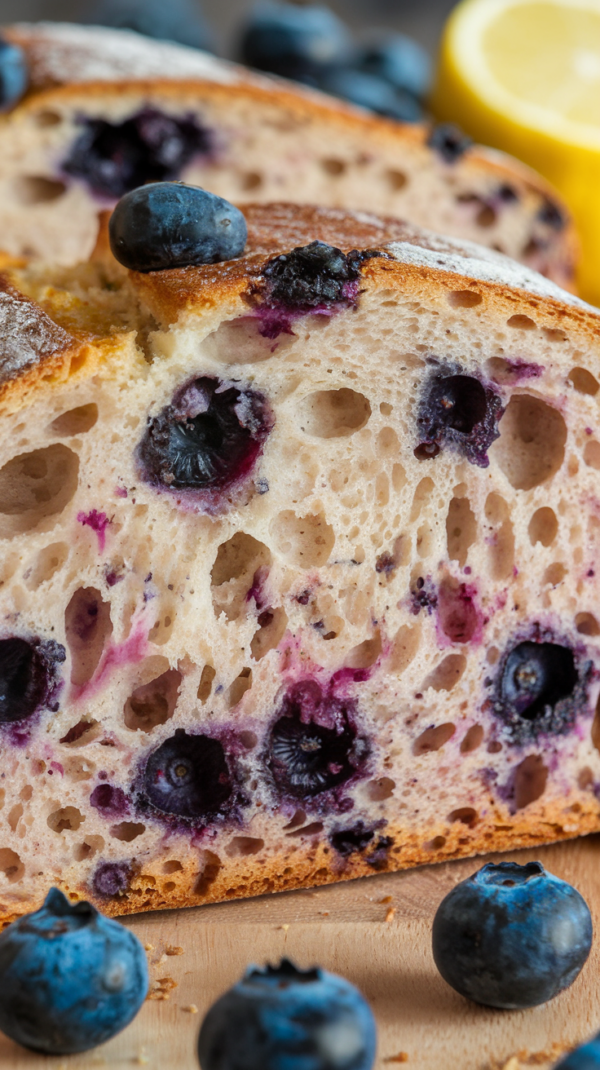 Tangy Blueberry Lemon Sourdough Bread Recipe: A Perfect Summer Twist