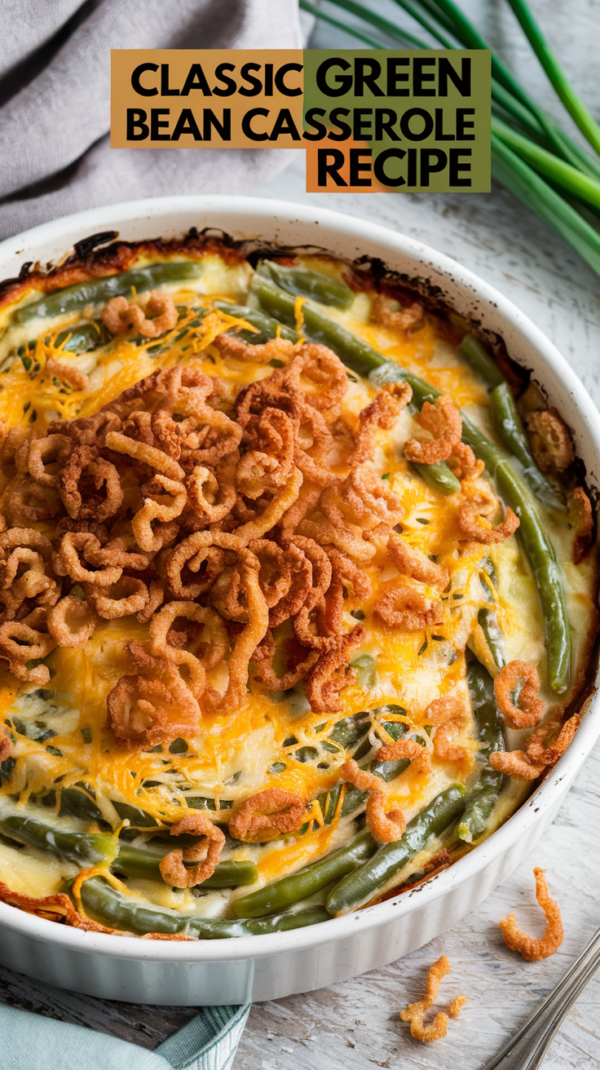 Green Bean Casserole Recipe: Creamy, Crunchy, and Perfect for Any Occasion